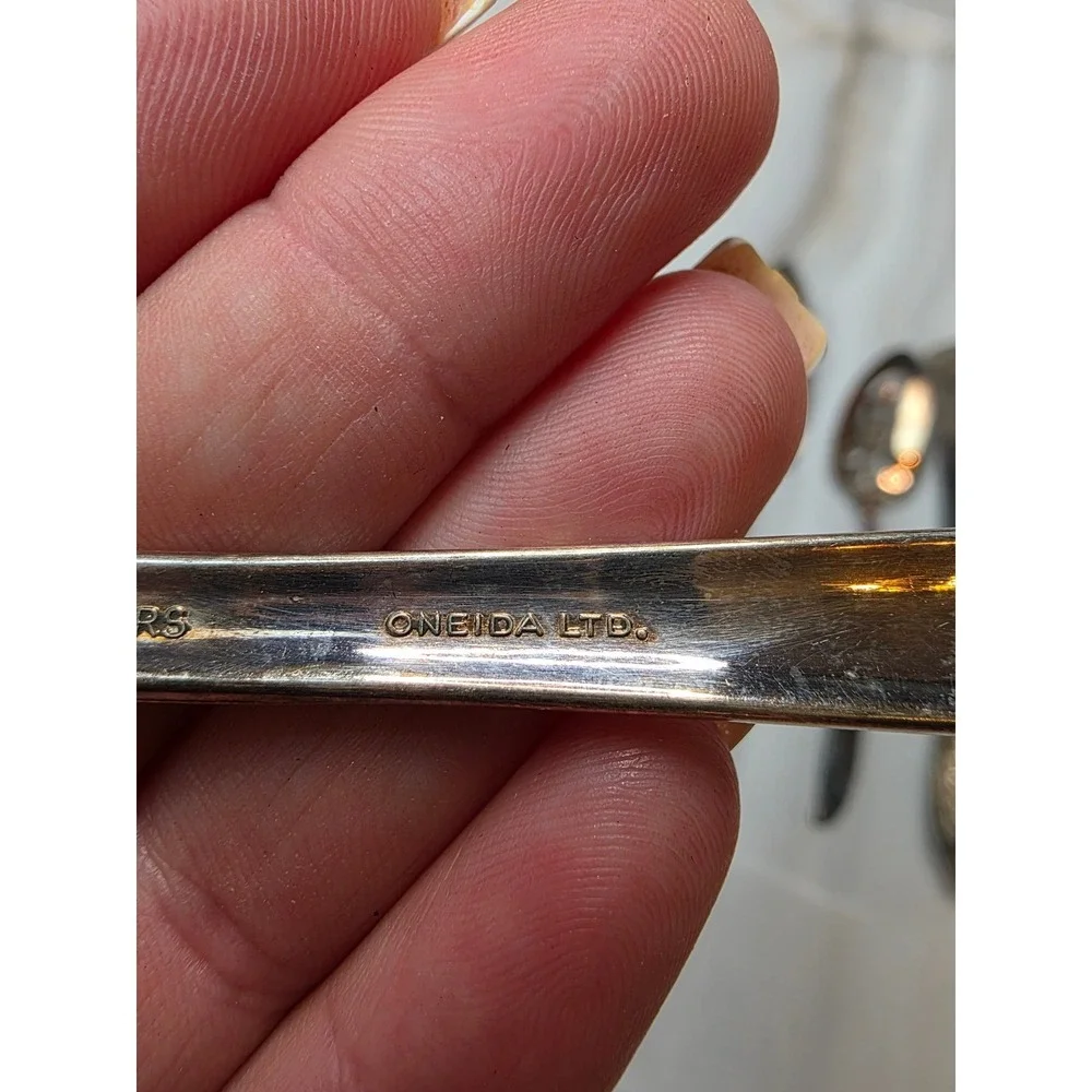 Rogers Oneida Ltd‎ Silverplate Serving Set Fork Pie Server Spoon Knife 4pc K1